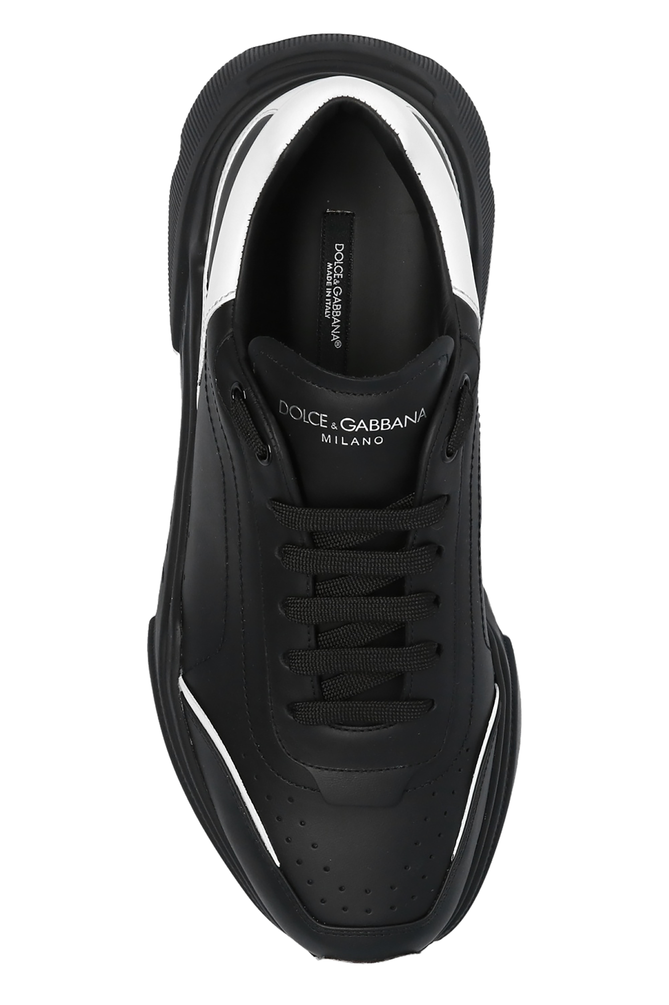 【DOLCE&GABBANA】デイマスター スニーカー メンズ ブラック DOLCE & GABBANA Men's Shoes Sneakers Black White Leather